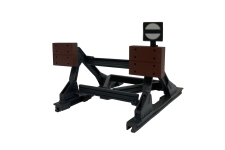 Lenz 55065 - 0 - Prellbock mit Holzplatte